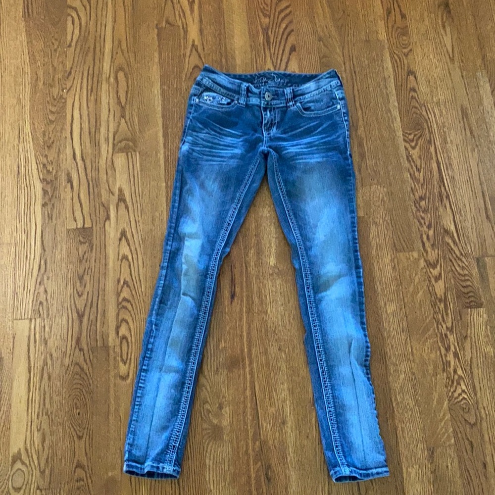 Juniors Ariya Blue Jeans Size 3/4